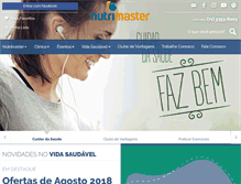 Tablet Screenshot of nutrimaster.com.br